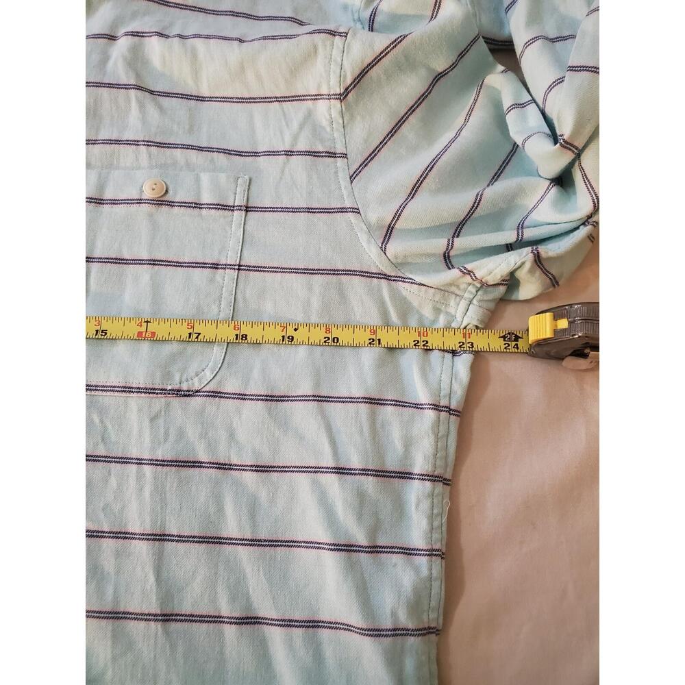 VINEYARD VINES SLIM LONGSHORE STRIPED SHIRT BLUE MENS SIZE LARGE - Picture 4 of 10